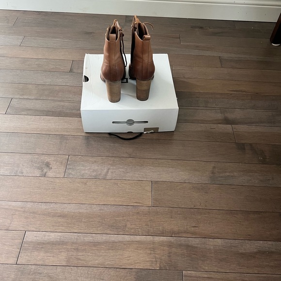 Aldo brown ankle boots with block heel - Picture 4 of 4